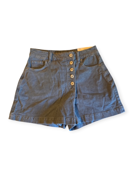 American Eagle Outfitters Pants - American Eagle Outfitters Button-Front High-Waist Denim Shorts in Blue